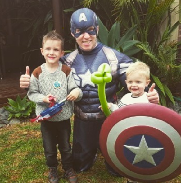 captain-america-party Captain America Party
